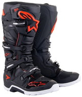 ALPINESTARS TECH 7 Enduro boots, black/red fluo/white, 2025, size 38 - Motorcycle Shoes