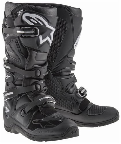 ALPINESTARS TECH 7 Enduro boots, black, 2025, size 38 - Motorcycle Shoes - Main image