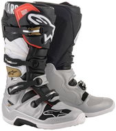 ALPINESTARS boty TECH 7, černé/stříbrné/bílé/zlaté, 2024 - Boty na motorku