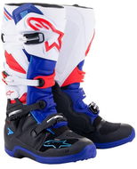 ALPINESTARS boty TECH 7, černé/tmavě modré/červené/bílé, 2024 - Boty na motorku