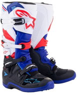 ALPINESTARS boots TECH 7, black/dark blue/red/white, 2024, size 44,5 - Motorcycle Shoes