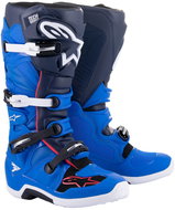 ALPINESTARS boots TECH 7, blue/red/white, 2024, size 43 - Motorcycle Shoes