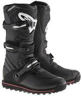 ALPINESTARS boots TECH TRIAL, black/red, 2025, size 47, US 12) - Motorcycle Shoes
