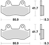 Braking brzdové doštičky (semi-metalická zmes SM1) (2 ks) M501 – 177 - Brzdové doštičky na motorku