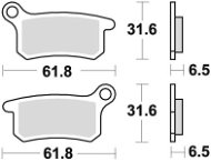 Braking brzdové destičky (sinterová směs CM44) (2ks) M501-254 - Motorbike Brake Pads