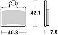 Braking brzdové doštičky (sinterová zmes CM44) (2 ks) M501 – 266 - Brzdové doštičky na motorku