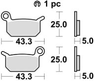 Braking brzdové doštičky (sinterová zmes CM44) (2 ks) M501 – 259 - Brzdové doštičky na motorku