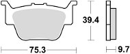 Braking brzdové destičky (sinterová směs CM44) (2ks) M501-261 - Motorbike Brake Pads