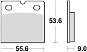 Braking brzdové doštičky (sinterová zmes CM56) (2 ks) M501 – 269 - Brzdové doštičky na motorku
