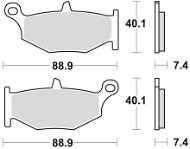 Braking brzdové destičky (sinterová směs CM56) (2ks) M501-286 - Motorbike Brake Pads