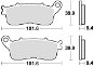 Braking brzdové doštičky (sinterová zmes CM56) (2 ks) M501 – 290 - Brzdové doštičky na motorku
