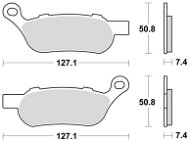 Braking brzdové destičky (sinterová směs CM88) (2ks) M501-341 - Motorbike Brake Pads