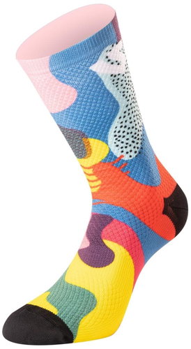 Undershield Funky Camo 2022 pink/blue/yellow 37/41 - knee socks - Main image