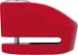 Abus zámok na kotúčovú brzdu 275 RD, priemer strmeňa 5 mm, červený - Zámok na motorku