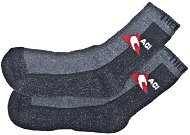 ACI ponožky čiernosivé termo, hrubé - Ponožky