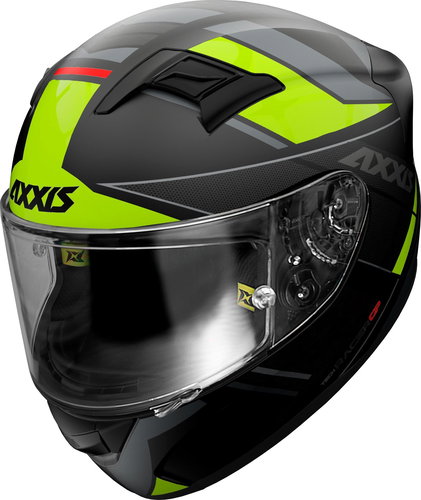 Axxis GP Racer SV Fiber Tech Integral Helmet matte fluo yellow M - Motorbike Helmet - Main image
