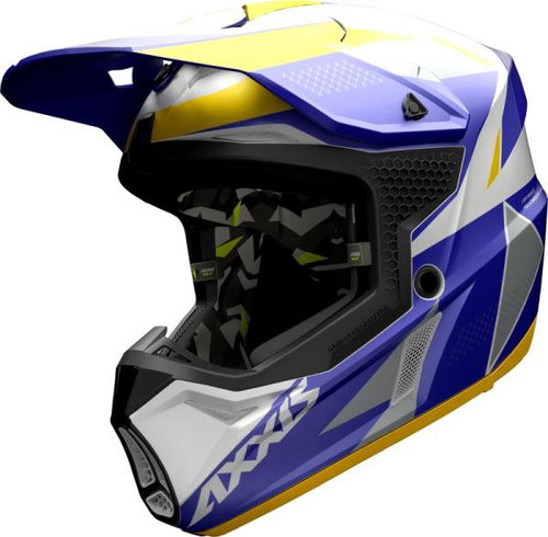 Axxis Wolf Bandit c3 Matt Yellow motocross helmet XXL - Motorbike Helmet - Main image