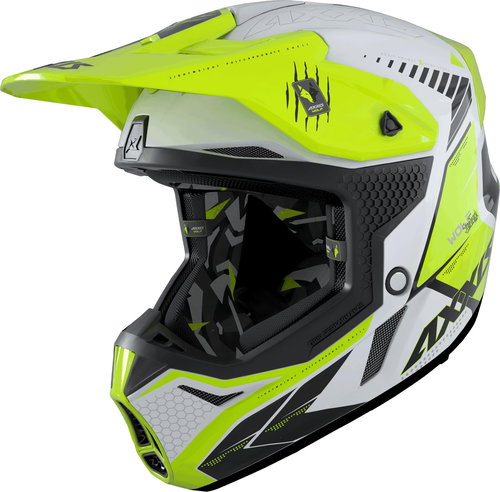Axxis Wolf ABS Star Track a3 motocross helmet glossy fluor yellow XXL - Motorbike Helmet - Main image