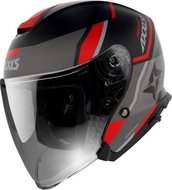 Axxis Mirrage SV ABS Damasko open helmet red matt M - Motorbike Helmet