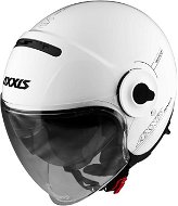 Axxis Raven SV ABS Solid otevřená helma bílá lesklá S - Motorbike Helmet