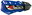Blue Removable Yamaha Yzf, 4 Variants In 1, incl. Mounting Kits