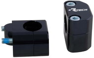 RTECH handlebar raise kit + 25 mm diameter 22 > 28,6 mm incl. screws black - Attachment