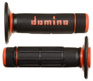 Domino gripy A020 offroad dĺžka 118 mm, čierno-oranžové - Gripy na motorku