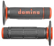 Domino gripy A020 offroad délka 118 mm, šedo-oranžové - Motorbike Grips