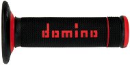 Domino gripy A190 offroad dĺžka 123 + 120 mm, čierno-červené - Gripy na motorku