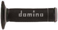Domino gripy A190 offroad dĺžka 123 + 120 mm, čierno-sivé - Gripy na motorku