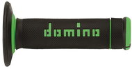 Domino grips A190 offroad length 123 + 120 mm, black-green - Motorbike Grips