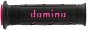 Domino gripy A250 road délka 120 + 125 mm, černo-růžové - Motorbike Grips