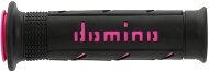 Domino gripy A250 road délka 120 + 125 mm, černo-růžové - Motorbike Grips