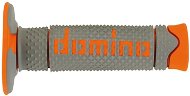 Domino gripy A260 offroad délka 120 mm, šedo-oranžové - Motorbike Grips