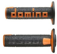 Domino gripy A360 offroad dĺžka 120 mm, čierno-oranžové - Gripy na motorku