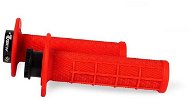 RTECH gripy lock-on R20 Half Waffle BETA RR 125-530, neon červené, 1 pár - Motor grip