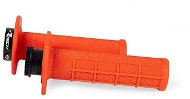 RTECH gripy lock-on R20 Half Waffle, neon oranžové, 1 pár - Motor grip