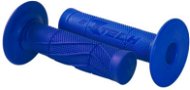 RTECH gripy Wave měkké, modré, pár, délka 118 mm - Motorbike Grips