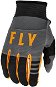 Fly Racing rukavice F-16, 2023 sivá/čierna/oranžová S - Rukavice na motorku