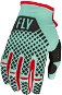 Fly Racing rukavice Kinetic SE, 2023 mint/černá/červená - Motorcycle Gloves