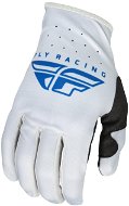 Fly Racing rukavice Lite, 2023 šedá/modrá 2XL - Motorcycle Gloves
