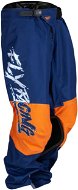 Fly Racing kalhoty Kinetic Khaos, 2023 dětské bílá/modrá/oranžová velikost 18 - Kalhoty na motorku