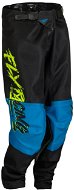 Fly Racing kalhoty Kinetic Khaos, 2023 dětské hi-vis/černá/modrá velikost 22 - Kalhoty na motorku