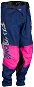 Fly Racing kalhoty Kinetic Khaos, 2023 dětské růžová/modrá - Kalhoty na motorku