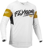 Fly Racing dres Evolution DST, 2023 biela/zlatá/čierna - Motokrosový dres