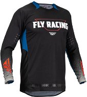 Fly Racing dres Evolution DST, 2023 černá/šedá/modrá - Motocross Jersey