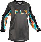 Fly Racing dres F-16 , 2023 dámská šedá/růžová/modrá - Motokrosový dres
