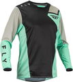 Fly Racing dres Kinetic Jet, 2023 černá/mint/šedá 2XL