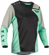 Fly Racing jersey Kinetic Jet, 2023 black/mint/grey XL - Motocross Jersey