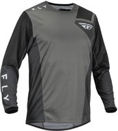 Fly Racing Jersey Kinetic Jet, 2023 grey/grey/black 2XL - Motocross Jersey